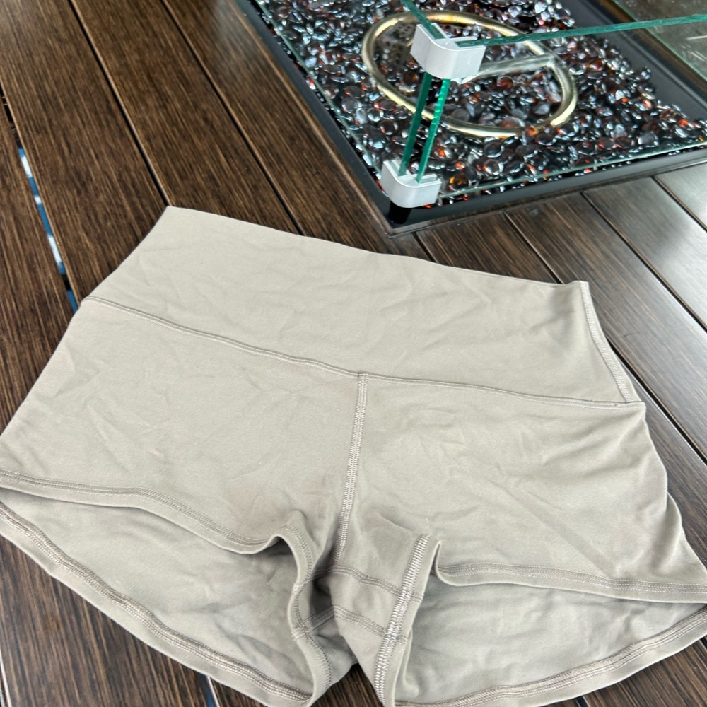 Lululemon Athletica Beige Athletic Shorts